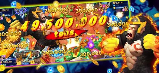 Tampilan pertarungan Wild Bounty di ponsel